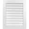 Ekena Millwork Vertical Surface Mount PVC Gable Vent: Non-Functional, w/ 3-1/2"W x 1"P Standard Frame, 26"W x 32"H GVPVE26X3201SN - alternate 1